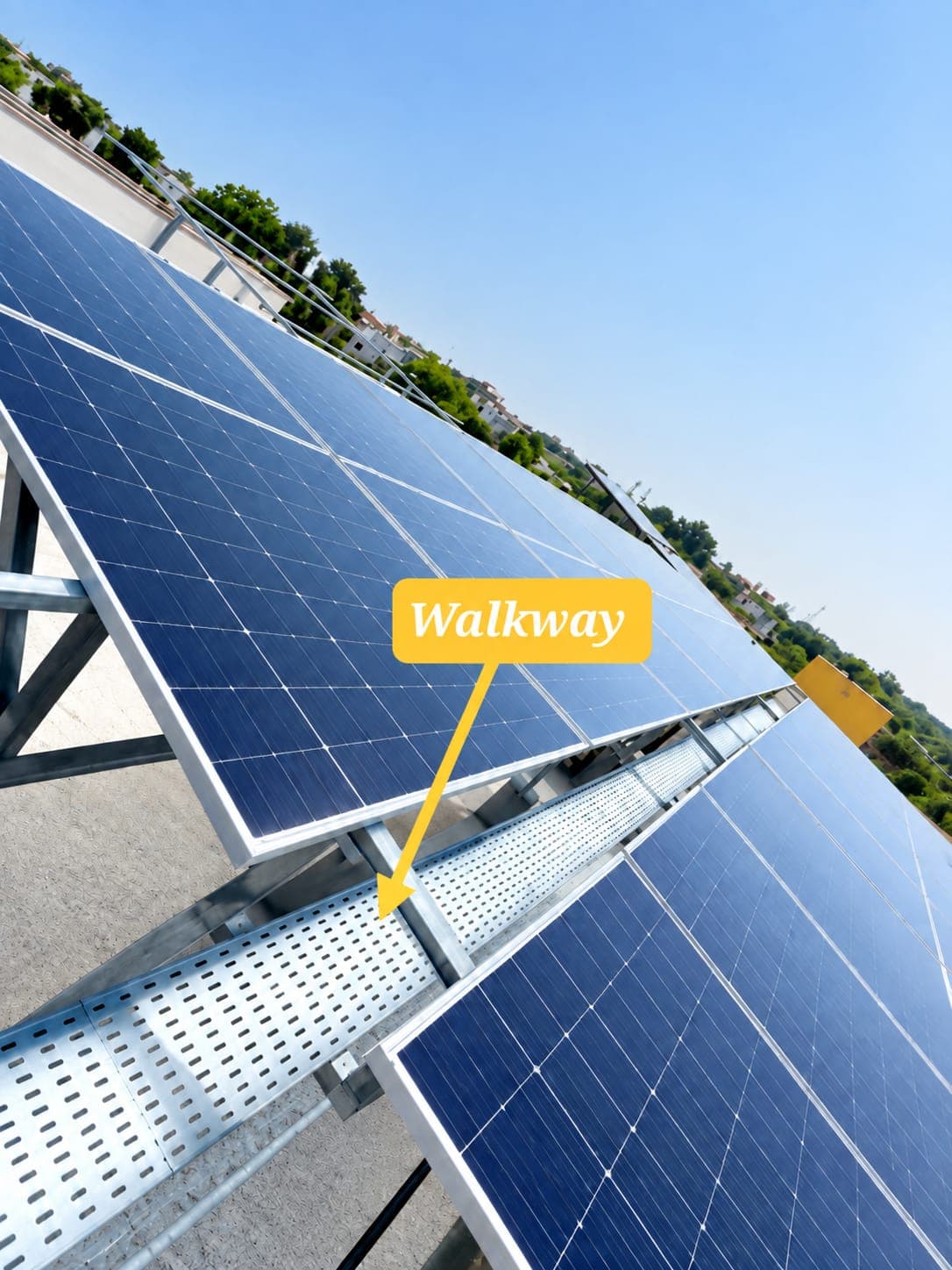 Built-in Maintenance Walkway